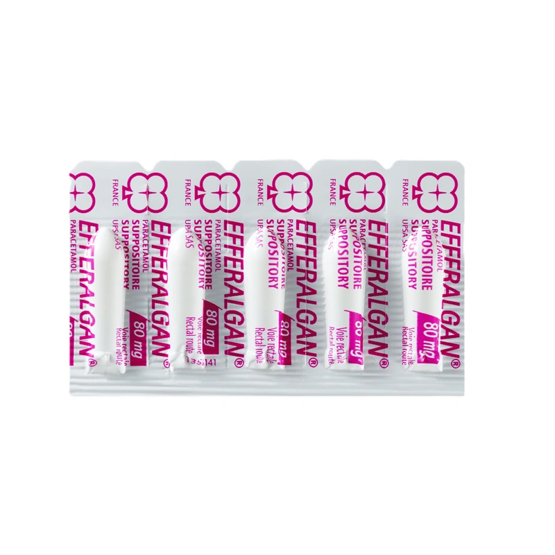 Viên đặt trực tràng Efferalgan 80mg giảm đau, hạ sốt (2 vỉ x 5 viên) - 3